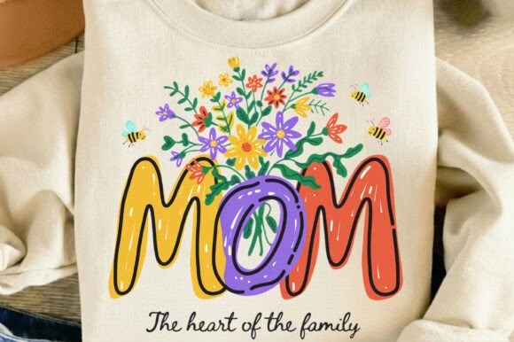 Download Mom the Heart of the Family Mother's Day - Premium Bundle
