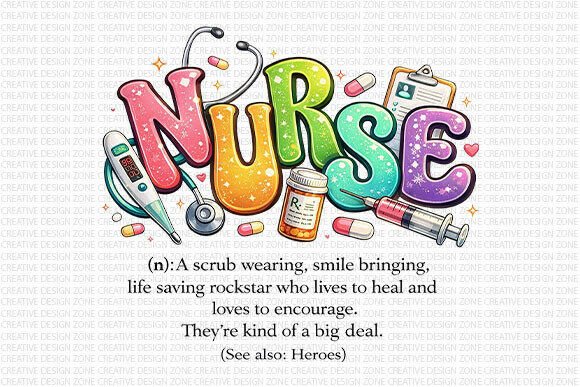 Download Funny Nurse Definition PNG - Premium Bundle
